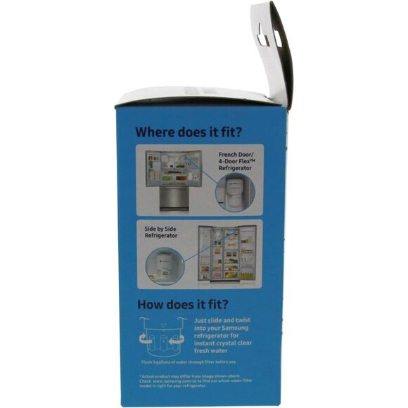 SAMSUNG Genuine DA29-00003G Refrigerator Water Filter - Carbon Block Filtration - Picture 5 of 8